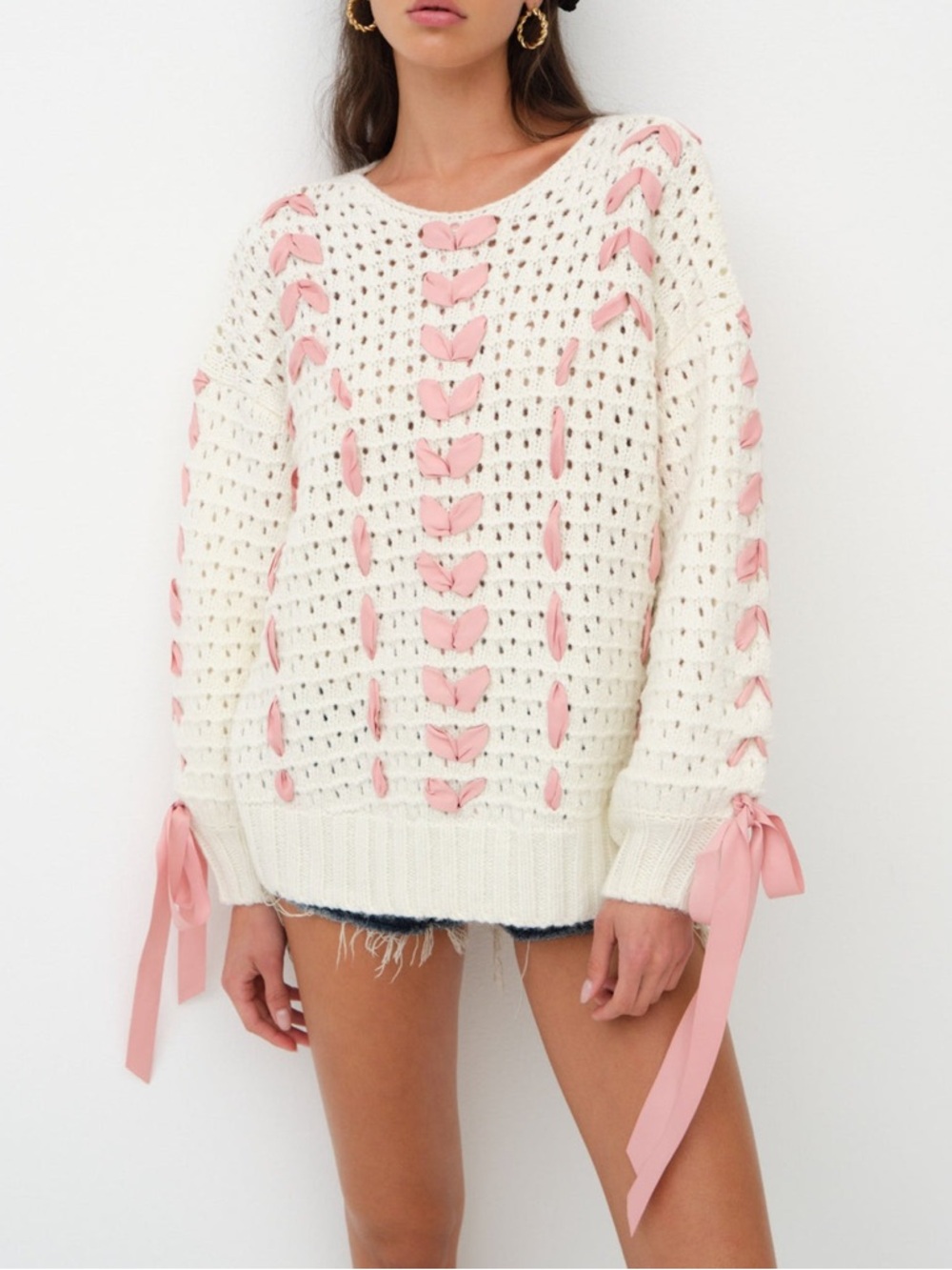 For Love And Lemons Laurel Sweater Sz S